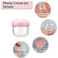 Travel Jars for Creams 9PCS Travel Size Containers for Toiletries Cream Jars Refillable Leak (9 Count)
