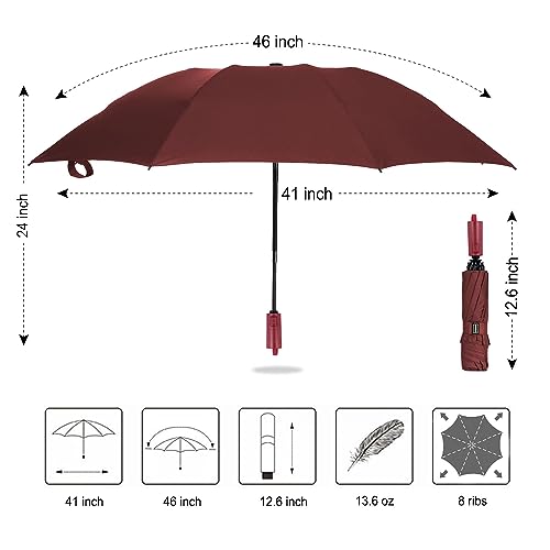 Umbrella Compact Inverted Folding Umbrellas Auto Open Auto Close