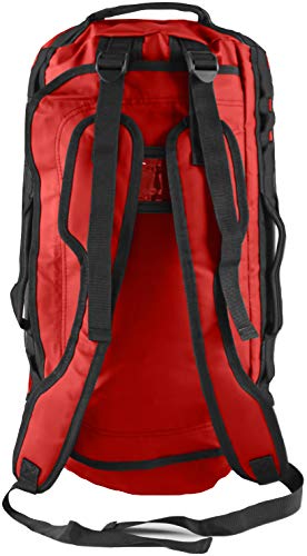Trailhead Duffel Bag Shoulder Straps Waterproof Red Small