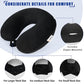 Travel Pillow 100% Pure Memory Foam Travel Neck Pillow