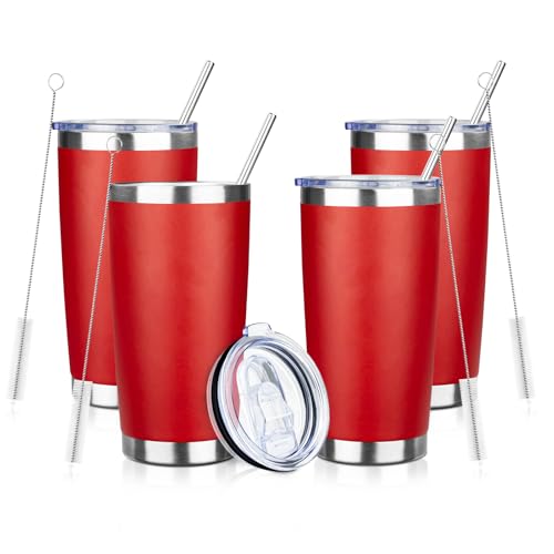 20oz Tumbler with Straw and Brush