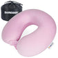 Travel Neck Pillow 100% Pure Memory Foam Airplane Pillow for Head Support