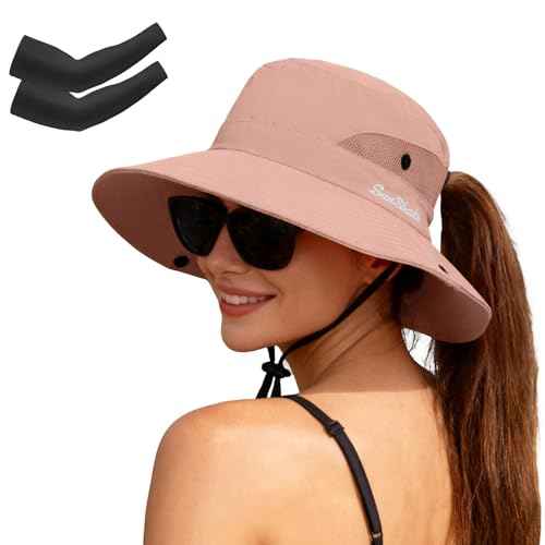 Women's Ponytail Safari Sun Hat