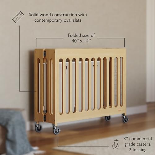 Boutique Folding Hotel Crib and Sheet Bundle