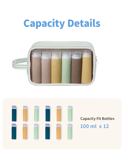 Clear Toiletry Bags for Traveling Women Men