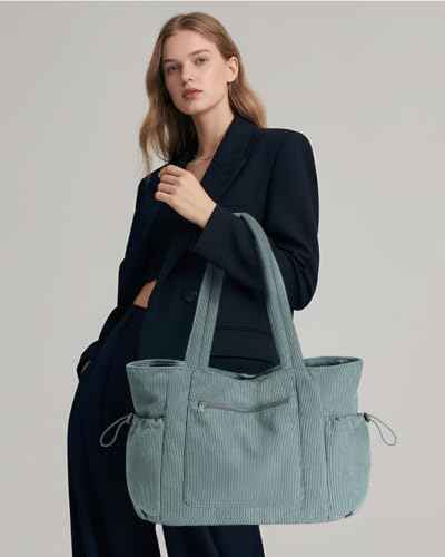 Oversized Work Tote Bag for Women with 40oz Cup Holder