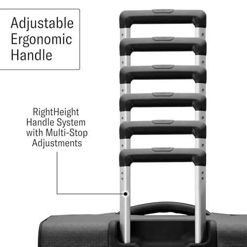 UpLIFT Lightweight Large Checked Softside Luggage with Spinner Wheels