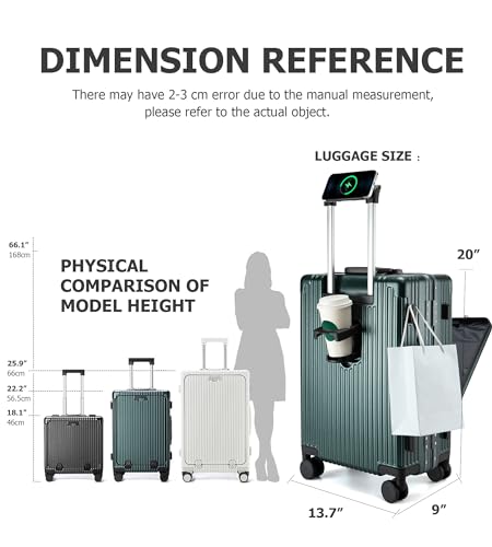 PC Hardside Carry On Luggage