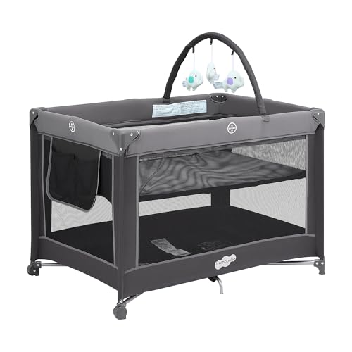 Foldable Portable Baby Playard Crib for Toddlers