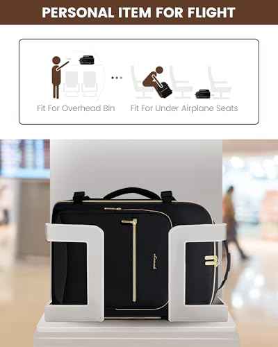 50L Travel Backpack Flight Approved Carry on Backpack