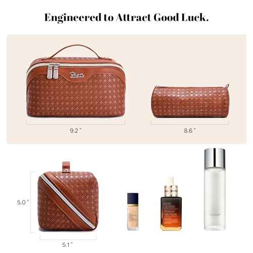 Travel Makeup Bag for Women (3 Count)