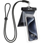 Universal Waterproof Phone Pouch [Double Space] IPX8 Dry Bag with Lanyard for iPhone 16 15 14 13 12 Pro Max XS XR X Galaxy S25 S24 S23 Ultra