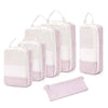 6 Set Compression Packing Cubes for Travel Women Men