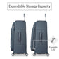 UpLIFT Lightweight Large Checked Softside Luggage with Spinner Wheels
