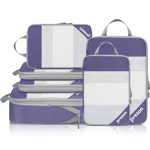 Compression Packing Cubes for Travel (6 Count)