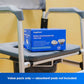 100 Count Enlarged Bedside Commode Liners for Commode Chairs