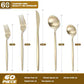 Champagne Gold Silverware Set