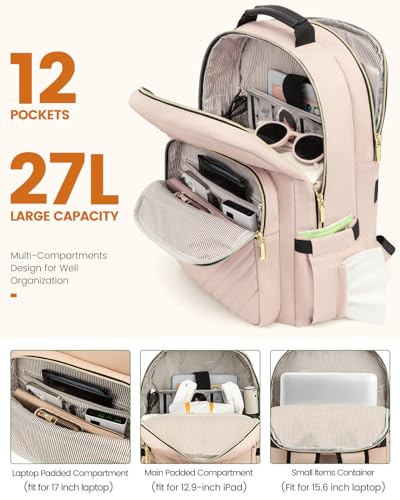 Laptop Backpack Purse for Women