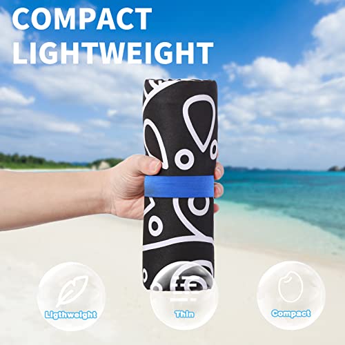 Microfiber Beach Towel Oversized 71x32 (2 Count)