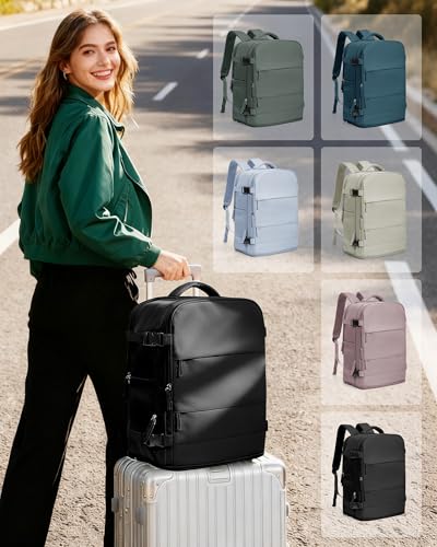 Travel Backpack Carry On for Women Man Gym Backpack with Laptop Compartment Mochila de Viaje Teacher Personal Item Backpacks Rucksack Airplane Accessories Must Haves