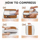 10 Set Compression Packing Cubes for Travel Essentials (10 Count)