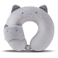 Kids Neck Pillow for Travel with Sleep Eye Mask