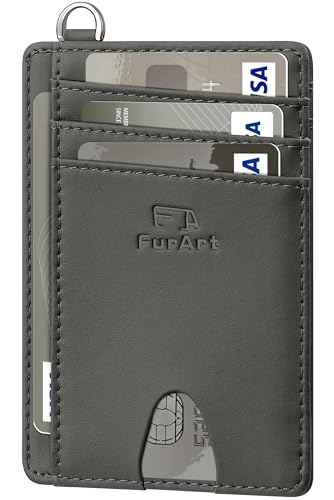 Slim Minimalist Wallet RFID Credit Card Holder for Men