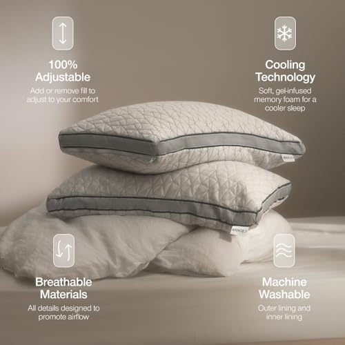 Eden Bed Pillow Queen Size for Sleeping on Back