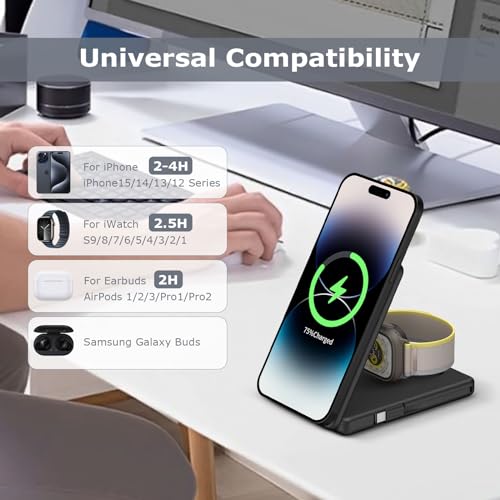 Wireless Charging Station Compatible for Phone