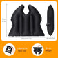 2-in-1 Inflatable Seat Cushion & Lumbar Support,Black