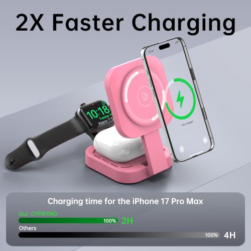 3 in 1 Mini Foldable Charging Station for Apple Devices