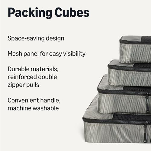 4 Piece Packing Cubes Travel Accessories Set (4 Count)
