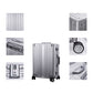 All Aluminum Carry On Luggage Zipperless Hard Shell Luggage Case with TSA Lock Spinner Alloy Metal Suitcase