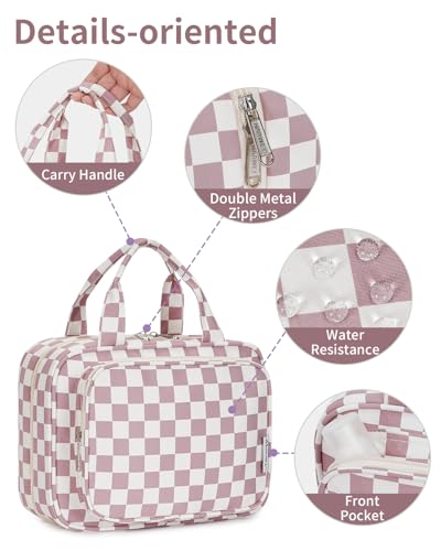 Hanging Toiletry Bag for Women Travel Makeup Bag Organizer Toiletries Bag for Travel Size Essentials Accessories Cosmetics