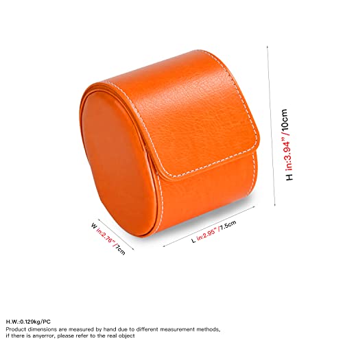 Luxury Leather Watch Storage Box Travel Single Watch Case Jewelry Gift Box for Christmas Anniversary Birthday