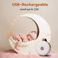 Sound Machine Mini Portable Baby White Noise Machine with 30 Soothing Sounds for Kids Adults Auto