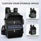 BaitSpace Fishing Backpack with Bait Binder & 2 Rod Holders