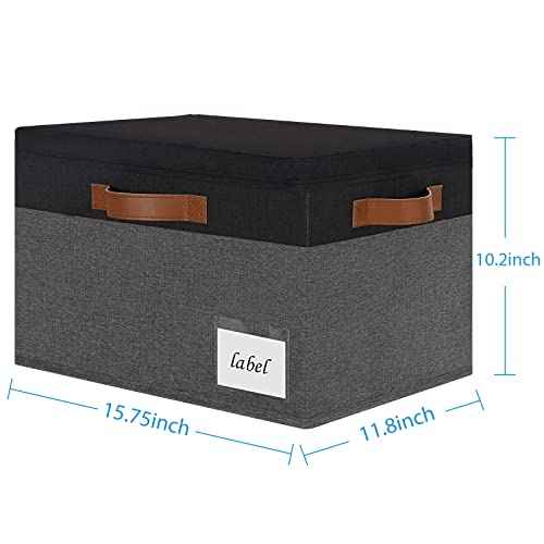Extra Large Storage Bins with Lids (3 Count)