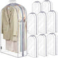 9PK Clear Garment Bags for Hanging Clothes (9 Count)