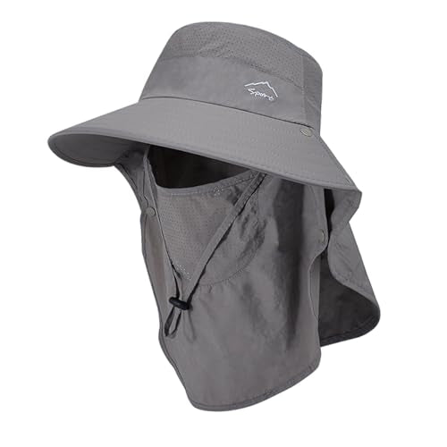 Sun Hat for Men Women with Neck Flap