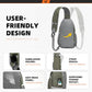 Sling Bag RFID Crossbody Sling Backpack Cross Body Shoulder Bag Travel Hiking Daypack for Women Men