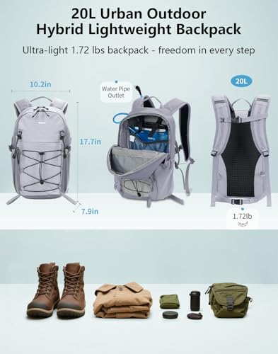 Small Hiking Backpack for Men Women
