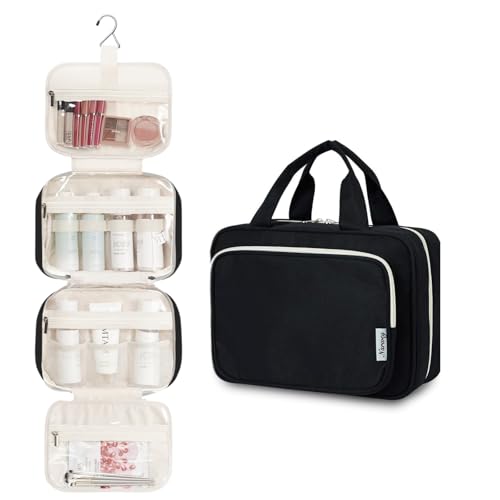 Hanging Toiletry Bag for Women Travel Makeup Bag Organizer Toiletries Bag for Travel Size Essentials Accessories Cosmetics