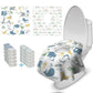 20 Pcs Toilet Seat Covers Disposable for Toddlers & Adults