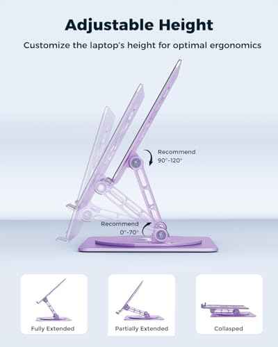 360° Rotating Laptop Stand for Desk