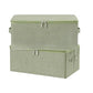 Fabric Storage Bins with Zipper Lids (2 Count)