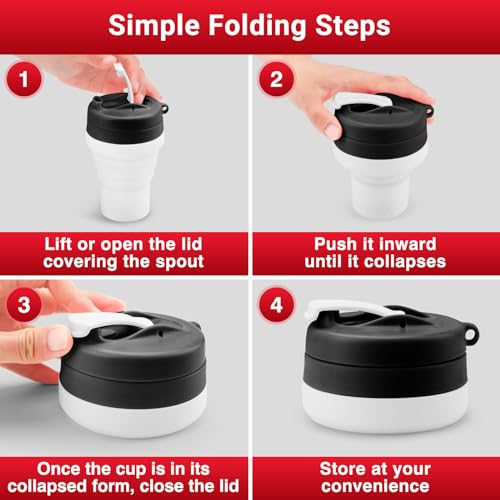 Protein Shaker Bottle Collapsible