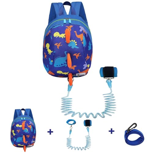Toddler Mini Dinosaur Backpack with Child Leash