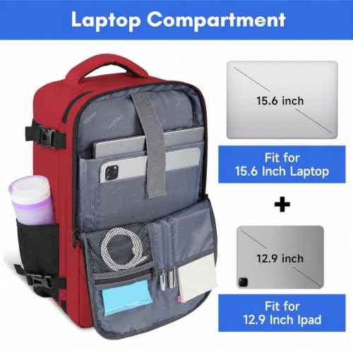35L Carry on Travel Backpack for Women Men