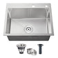 20×16 inch Drop In Kitchen Sink